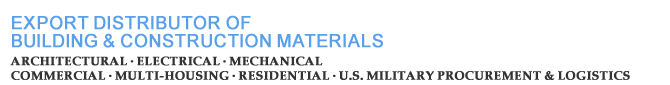 Export Distributor of Building & Construction Materials
